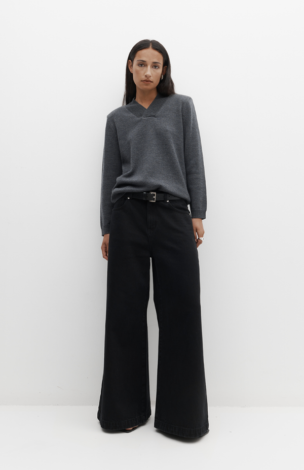 Rebe Charcoal Margot Knit