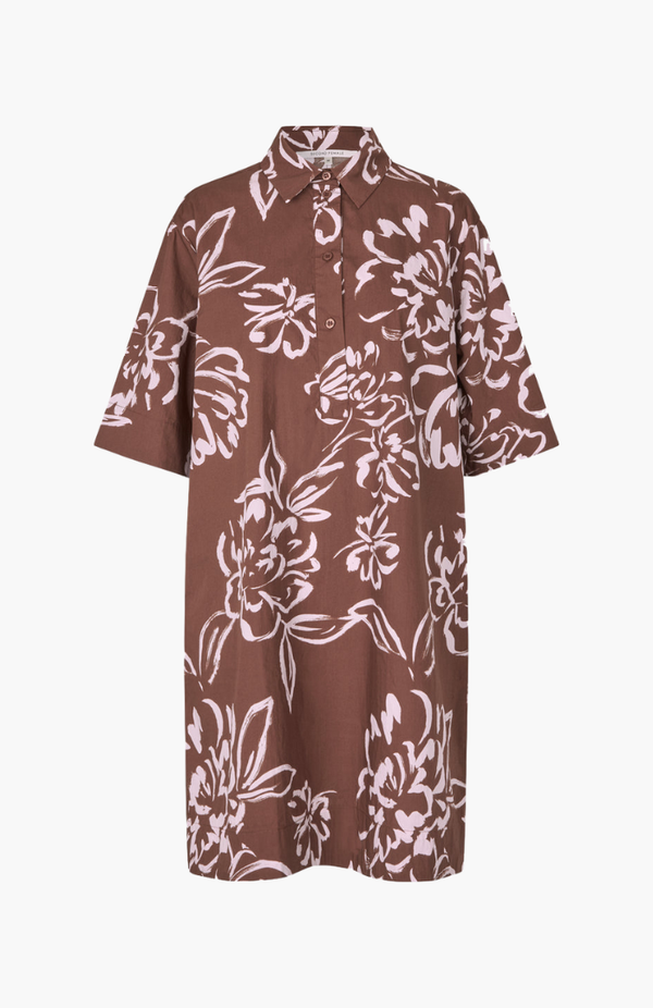 Second Female Cappuccino Bloem Tunic Dress