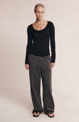 Marle Black Veneda Top