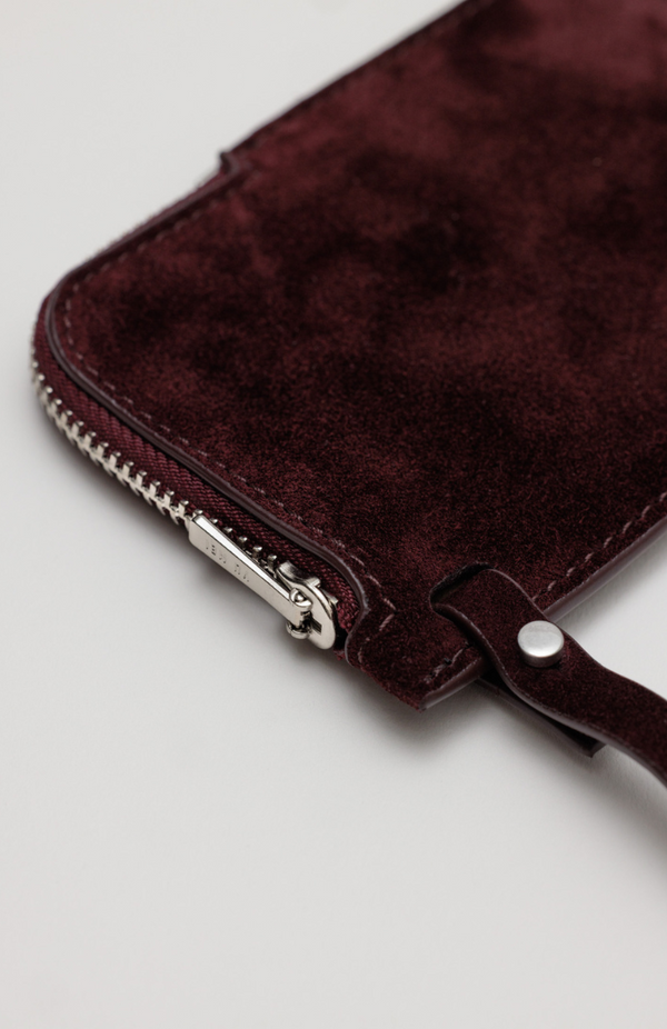 Yu Mei Fire Suede Greta Pouch