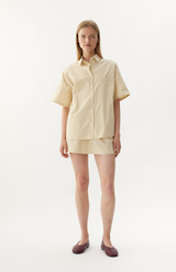 LMND Buttermilk Chiara Short Sleeve Shirt