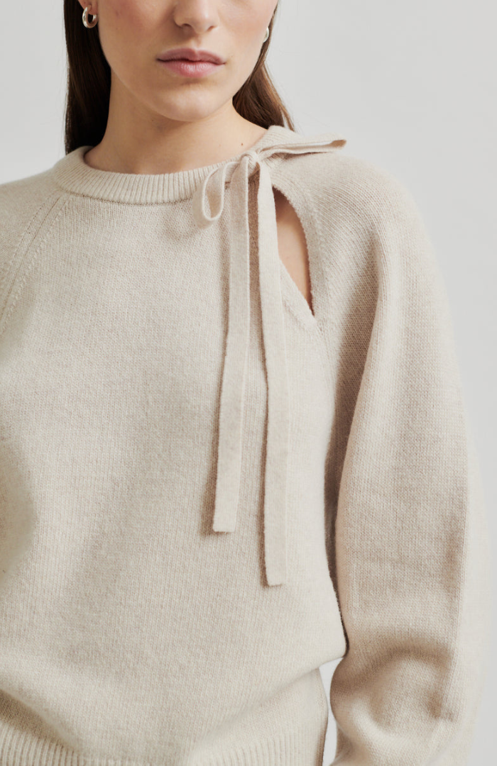 Second Female Pumice Stone Joline O-Neck Knit