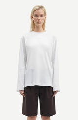 Samsøe Samsøe White Blooming Sadove LS T-Shirt