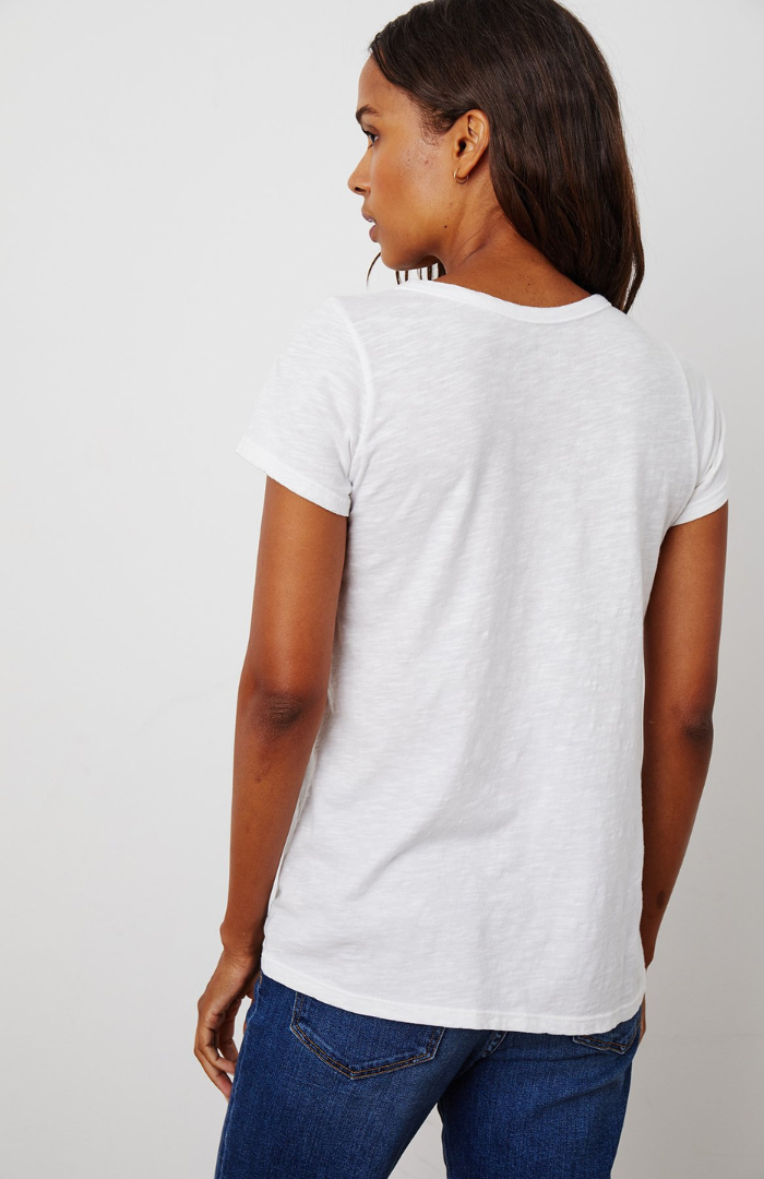 Velvet White Tilly T-Shirt