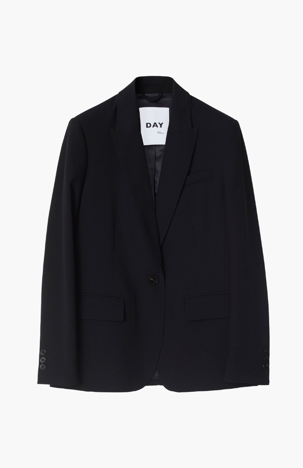 DAY Black Classic Gabardine Hector Blazer