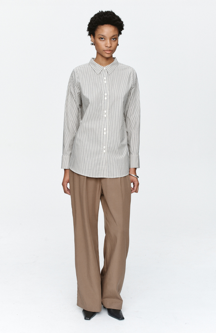 Marle Eucalyptus Stripe Foundations Shirt