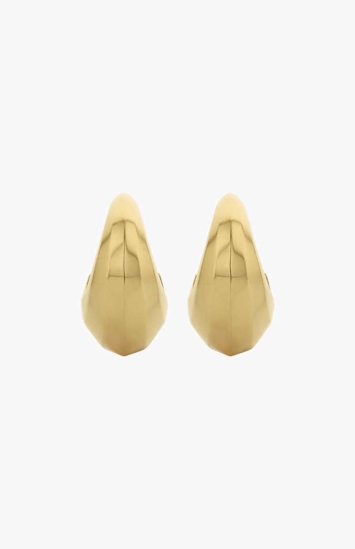 Zoe & Morgan 22K Gold Plate Circa Hoop Earrings