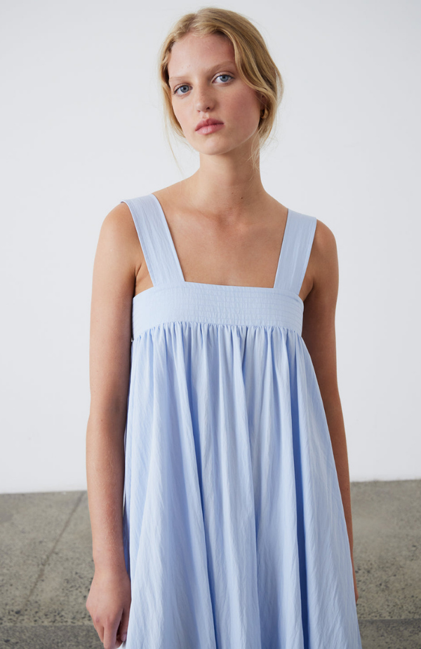 Laing Dusky Blue Ana Dress