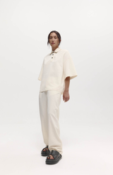 Harris Tapper Cream Short Sleeve Orwell Polo