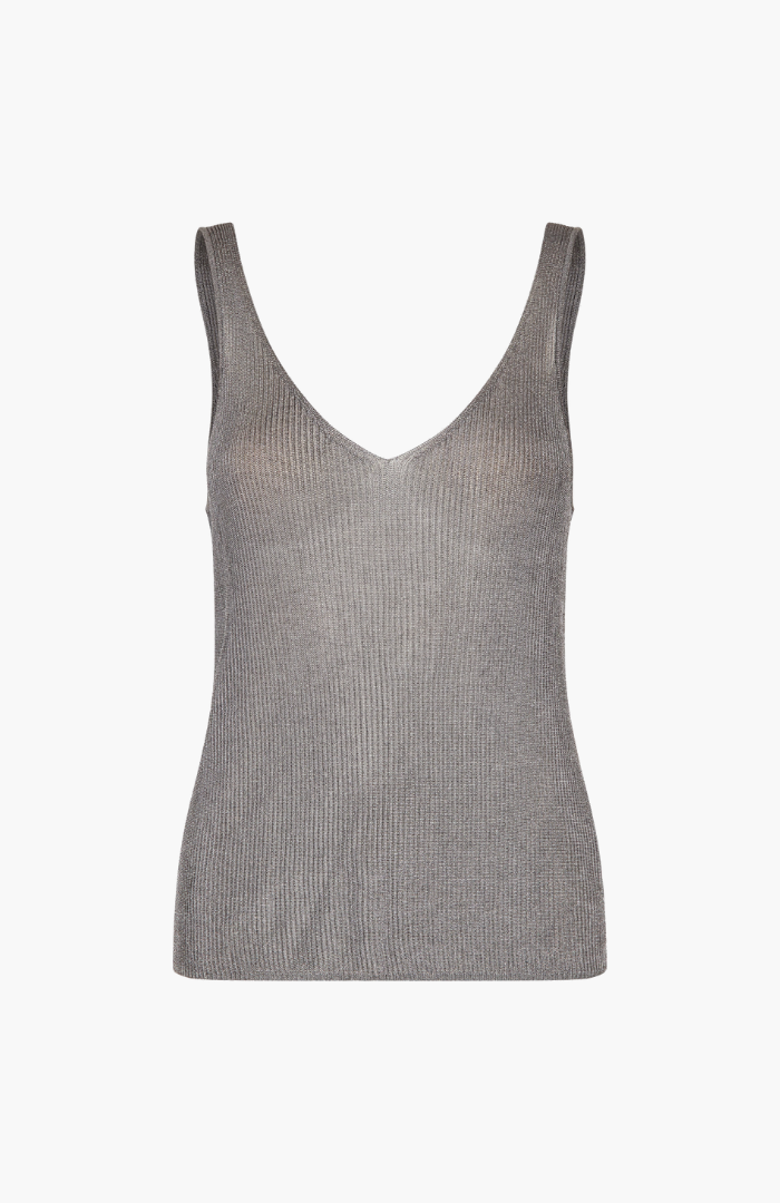 Second Female Charcoal Gray Ellia Knit Top