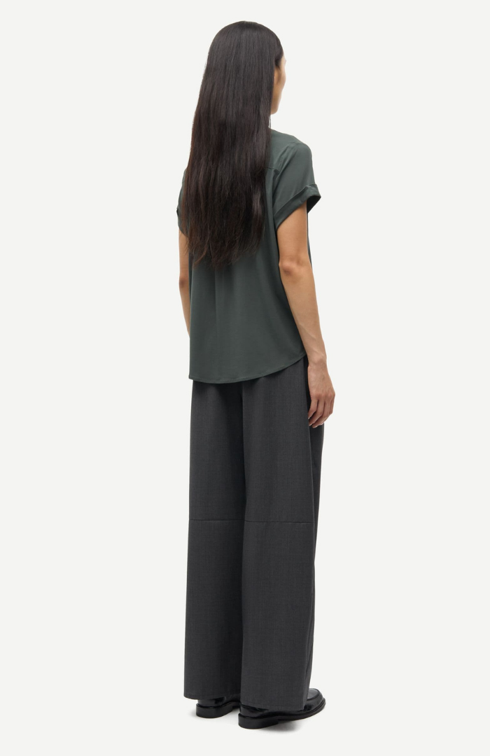 Samsøe Samsøe Dark Evergreen Majan S/S Shirt