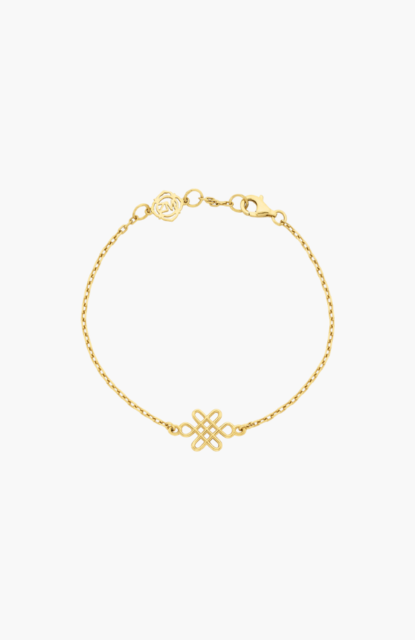 Zoe & Morgan 22k Gold Eternal Bracelet