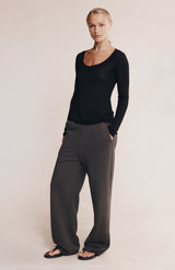 Marle Black Veneda Top