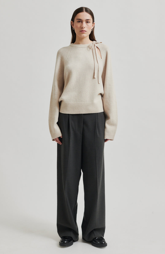 Second Female Pumice Stone Joline O-Neck Knit