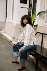 Indi & Cold White Floral Shirt