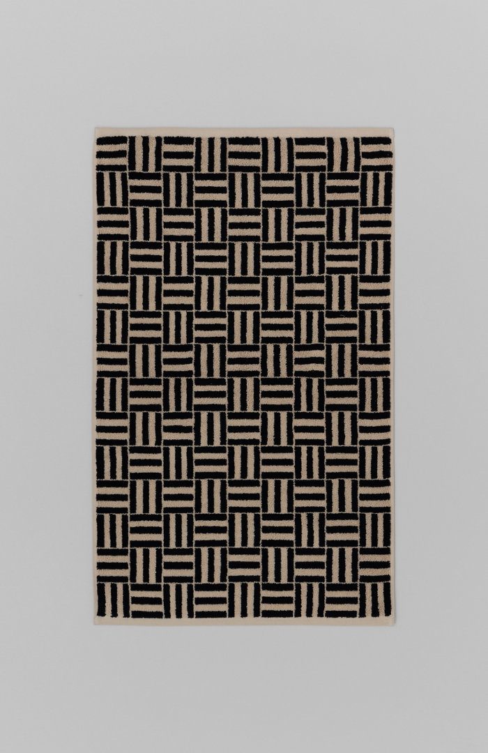 Baina Sand & Noir Torrens Hand Towel