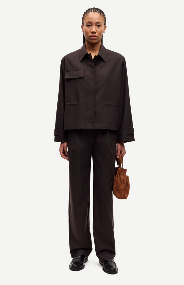 Samsøe Samsøe Black Coffee Saagneta Trousers
