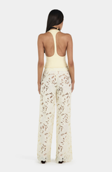 Hansen & Gretel Butter Lotus Lace Pant