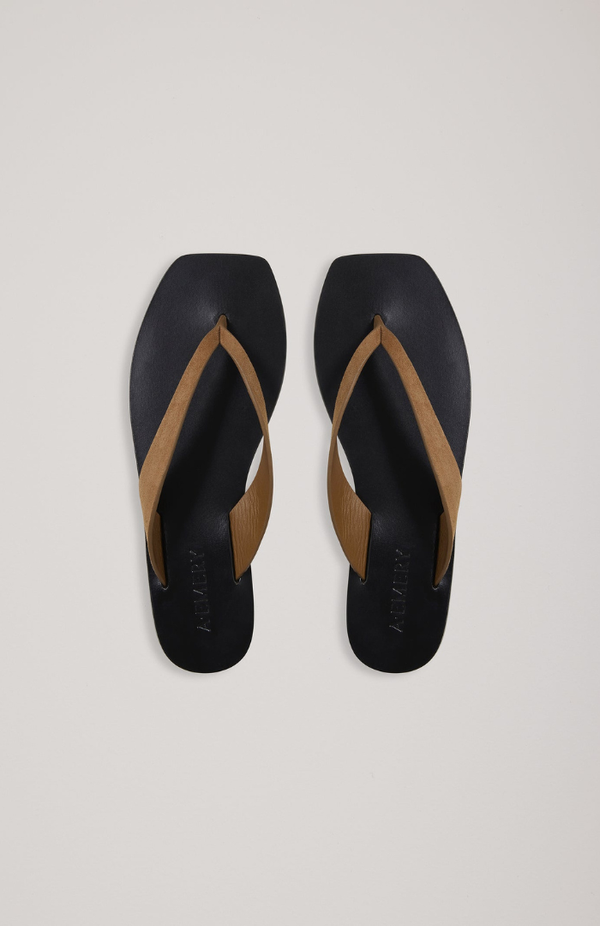 A.Emery Cognac Suede Kinto Sandal