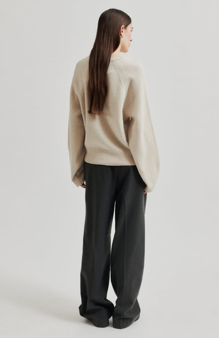 Second Female Pumice Stone Joline O-Neck Knit