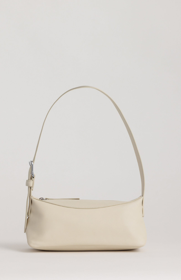 Yu Mei Cream Lambskin Bobby Bag
