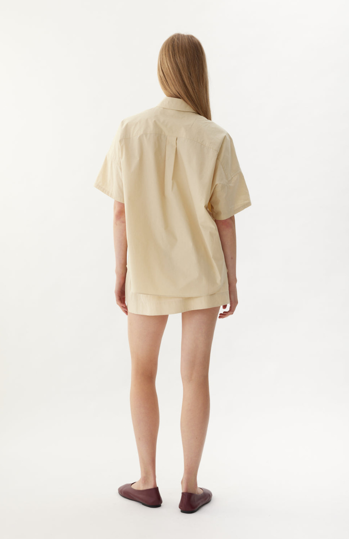 LMND Buttermilk Chiara Short Sleeve Shirt