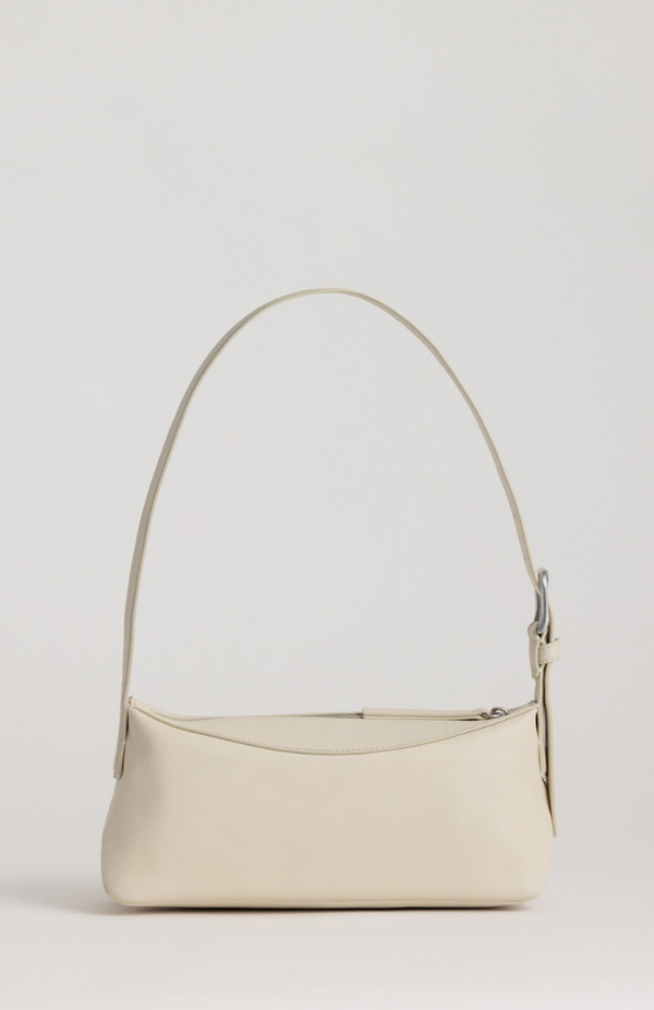 Yu Mei Cream Lambskin Bobby Bag