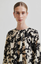 Second Female Black Fleuri Blouse