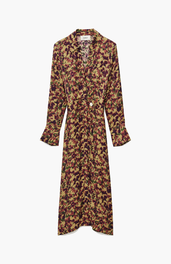 Ba&sh Ocre Ninfa Dress