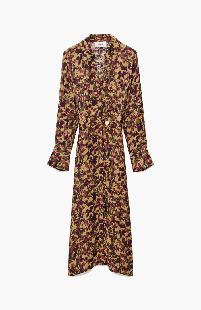 Ba&sh Ocre Ninfa Dress