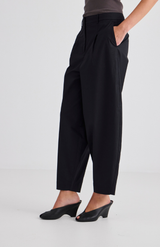 Laing Black Britta Barrel Leg Trouser