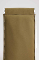 Yu Mei Fir Green Nylon Glasses Case