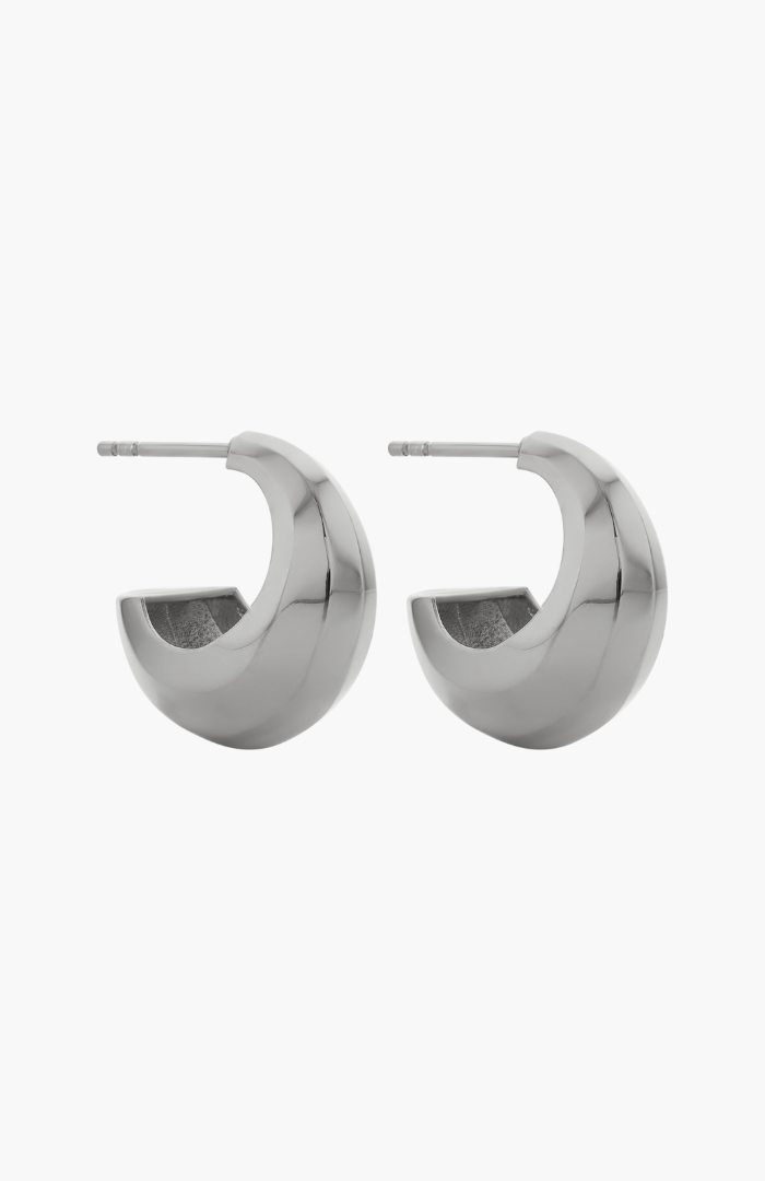 Zoe & Morgan Sterling Silver Circa Hoops