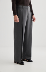 Laing Pewter Invert Pleat Trouser