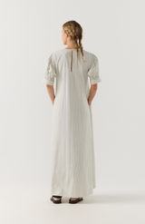 Foemina Basil Stripe Scottie Dress