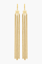 Zoe & Morgan 22K Gold Plate Aria Earrings