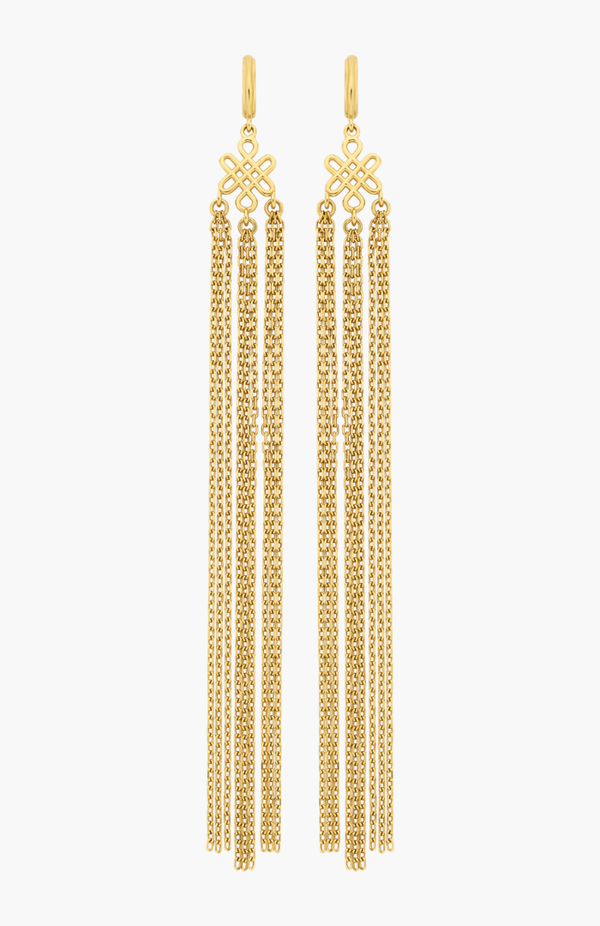 Zoe & Morgan 22K Gold Plate Aria Earrings