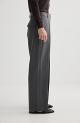 Laing Pewter Invert Pleat Trouser