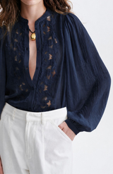 Vanessa Bruno Marine Haldo Blouse