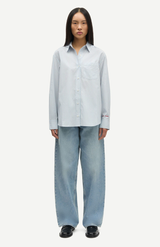 Samsøe Samsøe Rugby Blue St. Salova Pocket Shirt