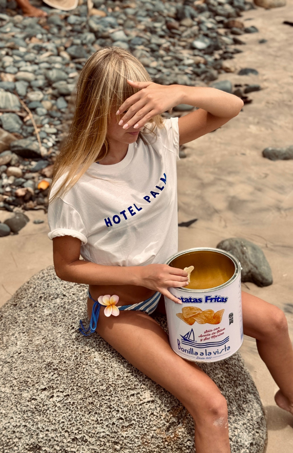 Little Palma Blue Hotel Palma T-Shirt