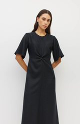 Juliette Hogan Navy Twist Dress