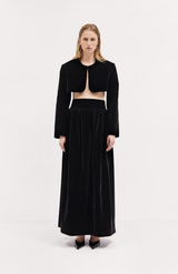 Harris Tapper Black Velvet Emme Skirt