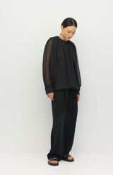 Juliette Hogan Black Indra Blouse