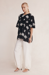 Marle Rice Flower Liberty Short Sleeve Shirt
