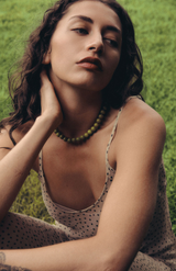 Honey Bloom Olive Paloma Necklace