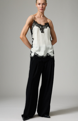DAY Vanilla Ice Lacey Fluid Viscose Top