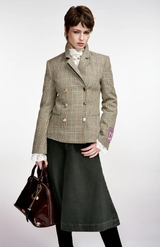 Essentiel Antwerp Karina Combo1  Brown Fitted Blazer