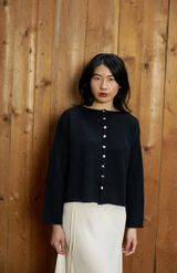 Francie Black Heirloom Cardigan