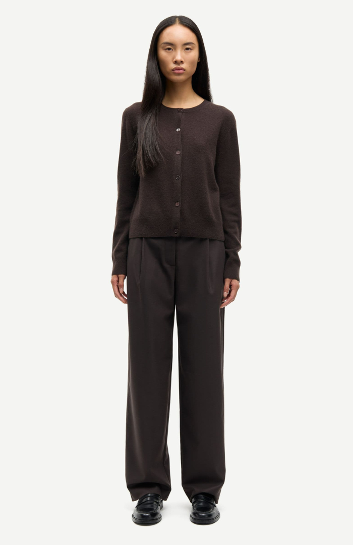 Samsøe Samsøe Black Coffee Saboston Cardigan